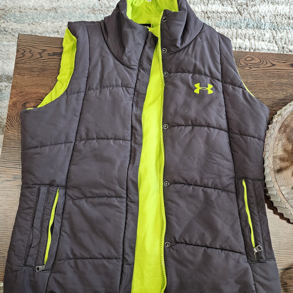 Under Armour Black and Yellow Performance Vest